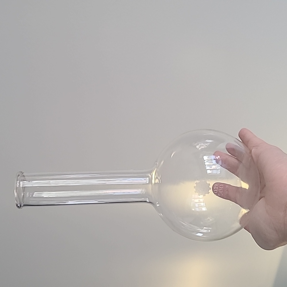 Vintage 500ML Round Bottom Lab Flask / Collectible Science Lab Glassware - Picture 3 of 9